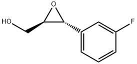 R,R-3-FLUOROPHENYLGLYCIDOL 结构式