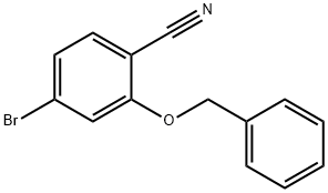 2-Benzyloxy-4-bromobenzonitrile 结构式