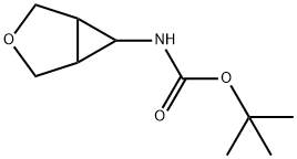 3-氧杂双环[3.1.0]己-6-基氨基甲酸叔丁酯 结构式