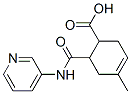 3-Cyclohexene-1-carboxylicacid,4-methyl-6-[(3-pyridinylamino)carbonyl]- 结构式