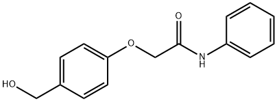 2-[4-(hydroxymethyl)phenoxy]-N-phenylacetamide 结构式