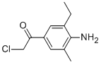 Ethanone, 1-(4-amino-3-ethyl-5-methylphenyl)-2-chloro- (9CI) 结构式
