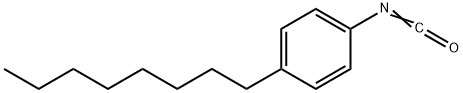 4-辛苯基异氰酸酯 结构式