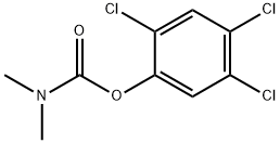 Carbamic acid, dimethyl-, 2,4,5-trichlorophenyl ester 结构式