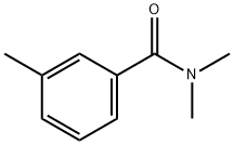 N,N-二甲基-3-甲基苯甲酰胺 结构式