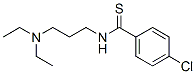 p-Chloro-N-(3-diethylaminopropyl)benzothioamide 结构式