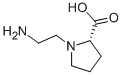 Proline, 1-(2-aminoethyl)- (9CI) 结构式
