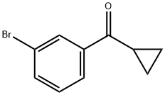 (3-溴苯基)(环丙基)甲酮 结构式