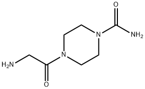 4-(2-氨基乙基)哌嗪-1-甲酰胺盐酸盐 结构式