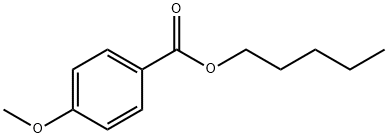 Benzoic acid, 4-Methoxy-, pentyl ester 结构式