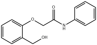 2-[2-(hydroxymethyl)phenoxy]-N-phenylacetamide 结构式