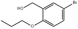 (5-bromo-2-propoxyphenyl)methanol 结构式