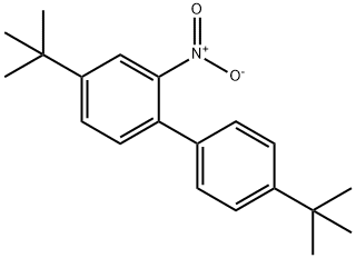 2-硝基-4,4-二叔丁基联苯 结构式