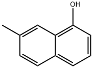7-甲基-1-萘酚 结构式