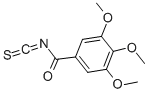 3,4,5-三甲氧基苯甲酰异硫氰 结构式