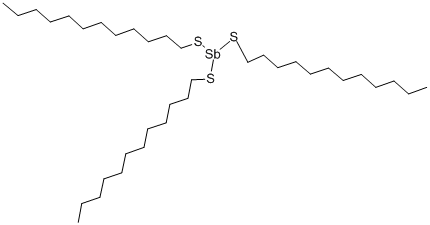 TRIS(DODECYLTHIO)ANTIMONY 结构式