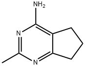 5H-Cyclopentapyrimidin-4-amine, 6,7-dihydro-2-methyl- (9CI) 结构式