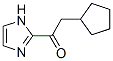 2-Cyclopentyl-1-(1H-imidazol-2-yl)ethanone 结构式