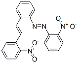 1-[(2-Nitrophenyl)azo]-2-[2-(2-nitrophenyl)ethenyl]benzene 结构式