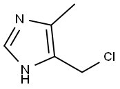 4-甲基-5-氯甲基咪唑 结构式