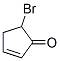 2-Cyclopenten-1-one,  5-bromo- 结构式