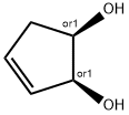 cis-1-Cyclopentene-3,4-diol 结构式
