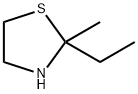 2-乙基-2-甲基噻唑烷 结构式