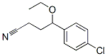 4-氯-GAMMA-乙氧基苯丁腈 结构式