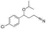 4-氯-GAMMA-(1-甲基乙氧基)苯丁腈 结构式