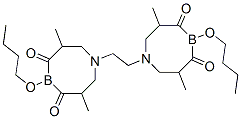 1,2-BIS(3,7-DIMETHYL-5-N-BUTOXY-1-AZA-5-BORA-4,6-DIOXOCYCL. 结构式