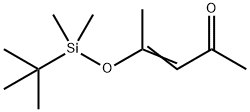 4-叔丁基二甲基硅氧基-3-戊烯-2-酮 结构式