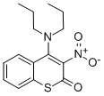 1-Thiocoumarin, 4-dipropylamino-3-nitro- 结构式