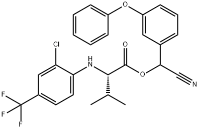 氟胺氰菊酯溶液标准物质 结构式
