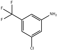 3-氨基-5-氯三氟甲苯 结构式