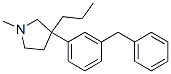 3-(m-Benzylphenyl)-1-methyl-3-propylpyrrolidine 结构式