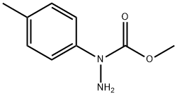 Hydrazinecarboxylic  acid,  1-(4-methylphenyl)-,  methyl  ester 结构式