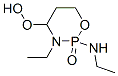 2H-1,3,2-Oxazaphosphorin-2-amine,N,3-diethyltetrahydro-4-hydroperoxy-,2-oxide(9CI) 结构式