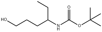 Carbamic acid, (1-ethyl-4-hydroxybutyl)-, 1,1-dimethylethyl ester (9CI) 结构式