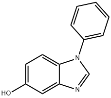 1-PHENYL-5-HYDROXYBENZIMIDAZOLE 结构式