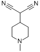 2-(1-methyl-4-piperidylidene)propanedinitrile 结构式