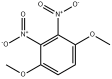 1,4-二甲氧基-2,3-二硝基-苯 结构式