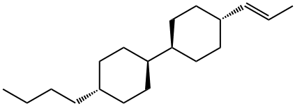 TRANS,TRANS-4''-BUTYL-4-PROPENYL-BICYCLOHEXYL 结构式