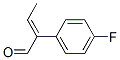 Benzeneacetaldehyde, alpha-ethylidene-4-fluoro-, (alphaE)- (9CI) 结构式