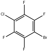 1-溴-4-氯-2,3,5,6-四氟苯 结构式