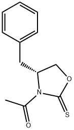 1-[(4R)-4-(PHENYLMETHYL)-2-THIOXO-3-OXAZOLIDINYL]-ETHANONE 结构式