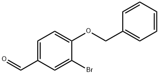 4-(苄氧基)-3-溴苯甲醛 结构式