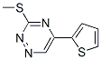 3-Methylthio-5-(2-thienyl)-1,2,4-triazine 结构式