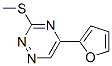 5-(2-Furyl)-3-(methylthio)-1,2,4-triazine 结构式