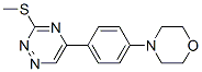 3-Methylthio-5-(p-morpholinophenyl)-1,2,4-triazine 结构式