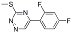5-(2,4-Difluorophenyl)-3-methylthio-1,2,4-triazine 结构式